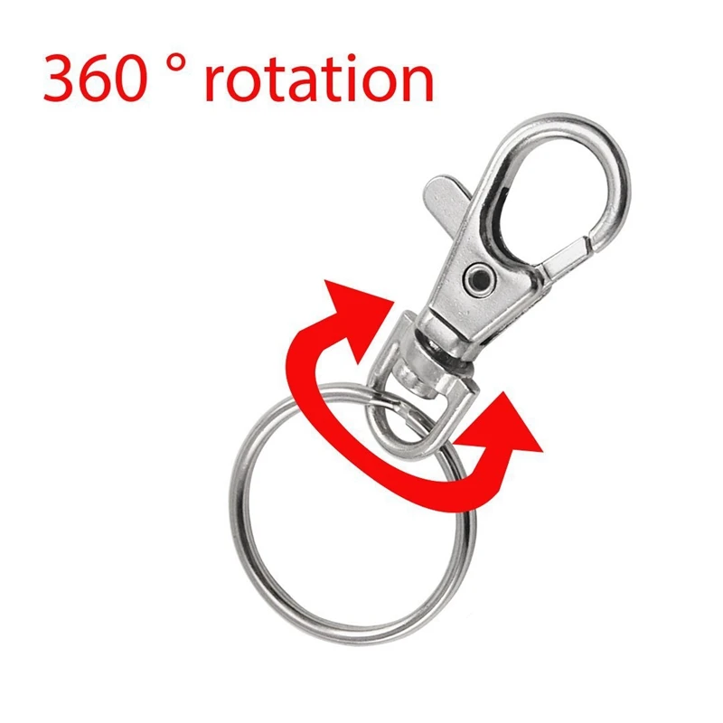 25PCS/Lot Small Removable Screw Caps Key Rings with Snap hooks Chain Zinc Alloy Material Climbing Accessories | Спорт и развлечения