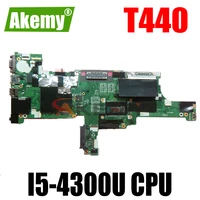 for lenovo thinkpad t440 laptop motherboard vivl0 nm a102 mainboard with i5 4300u cpu ddr3l pc3l memory 100 test work