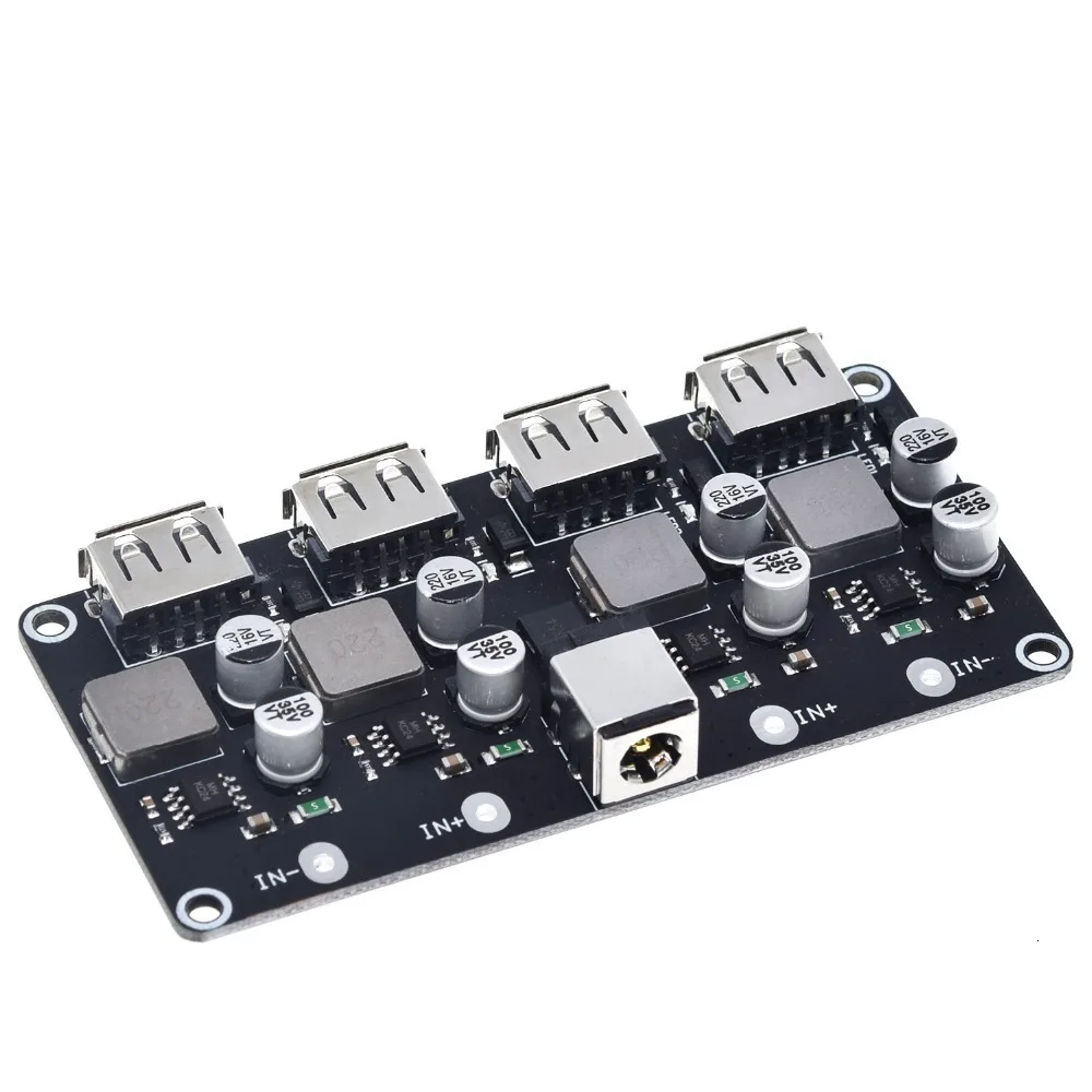 USB QC3.0 QC2.0 USB DC-DC понижающий преобразователь зарядный понижающий модуль 6-32 в 9 в 12 В 24 В для быстрого зарядного устройства печатная плата 5 В