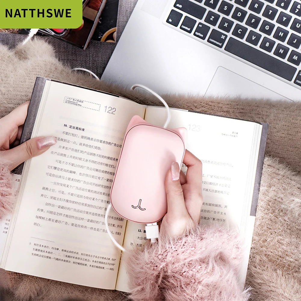 Портативный внешний аккумулятор NATTHSWE для смартфонов с зарядкой от usb 10000