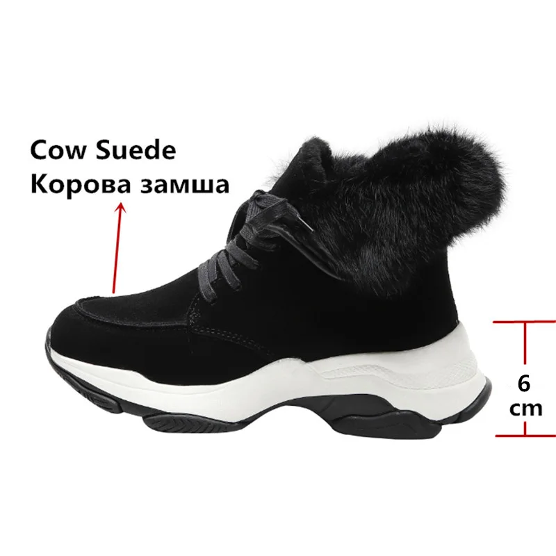 FEDONAS новые удобные туфли на плоской подошве платформе зимние сапоги женская