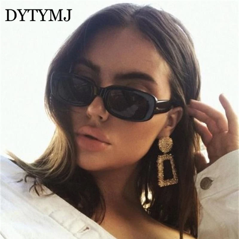 DYTYMJ ретро солнцезащитные очки с квадратными линзами Для женщин Элитный бренд