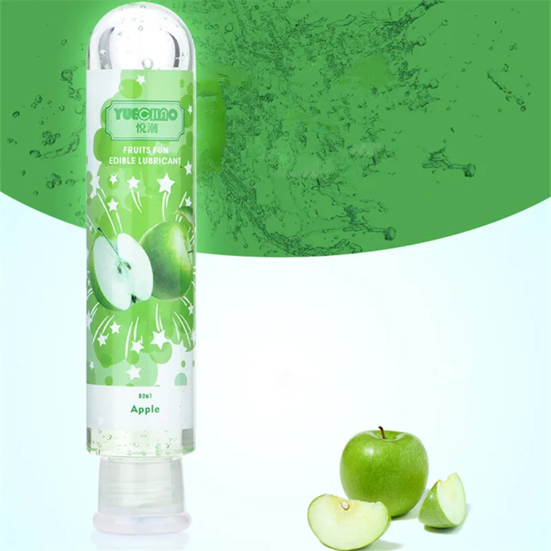 Лубрикант с фруктовым ароматом клубника/вишня/яблоко/персик/черника/лимон на
