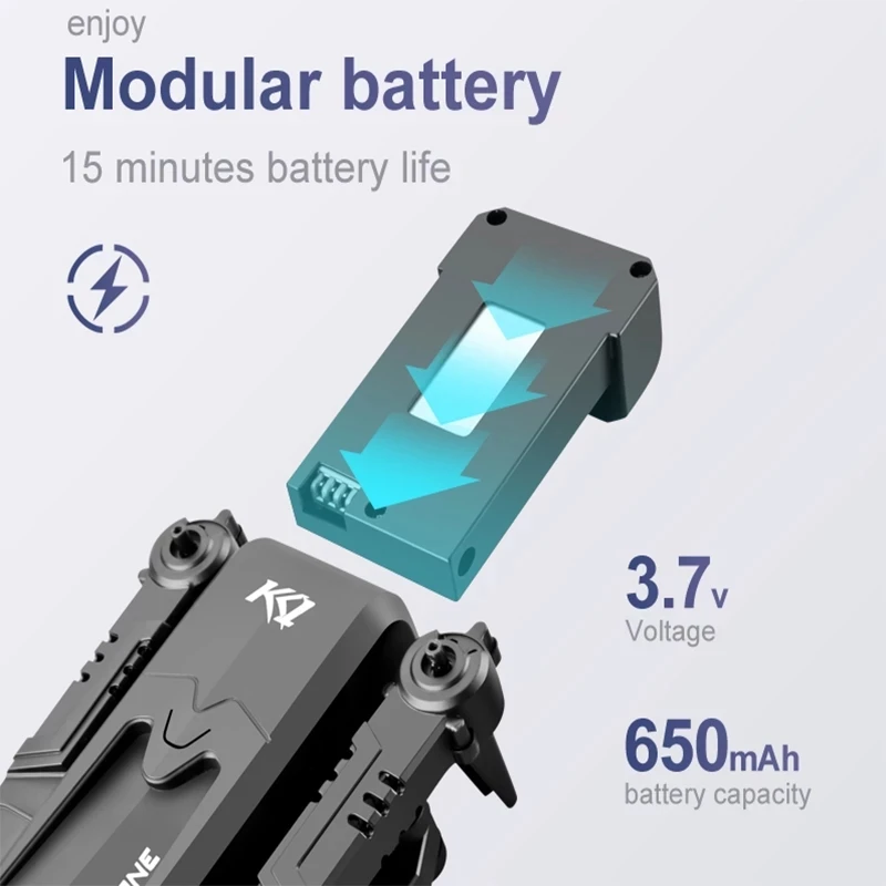 2021 New Kk1 Mini Drone 4k Hd Camera profesional Rc Drones Wifi Fpv Dron Toy Outdoor Rc Quadcopter Fixed height Helicopter Toys