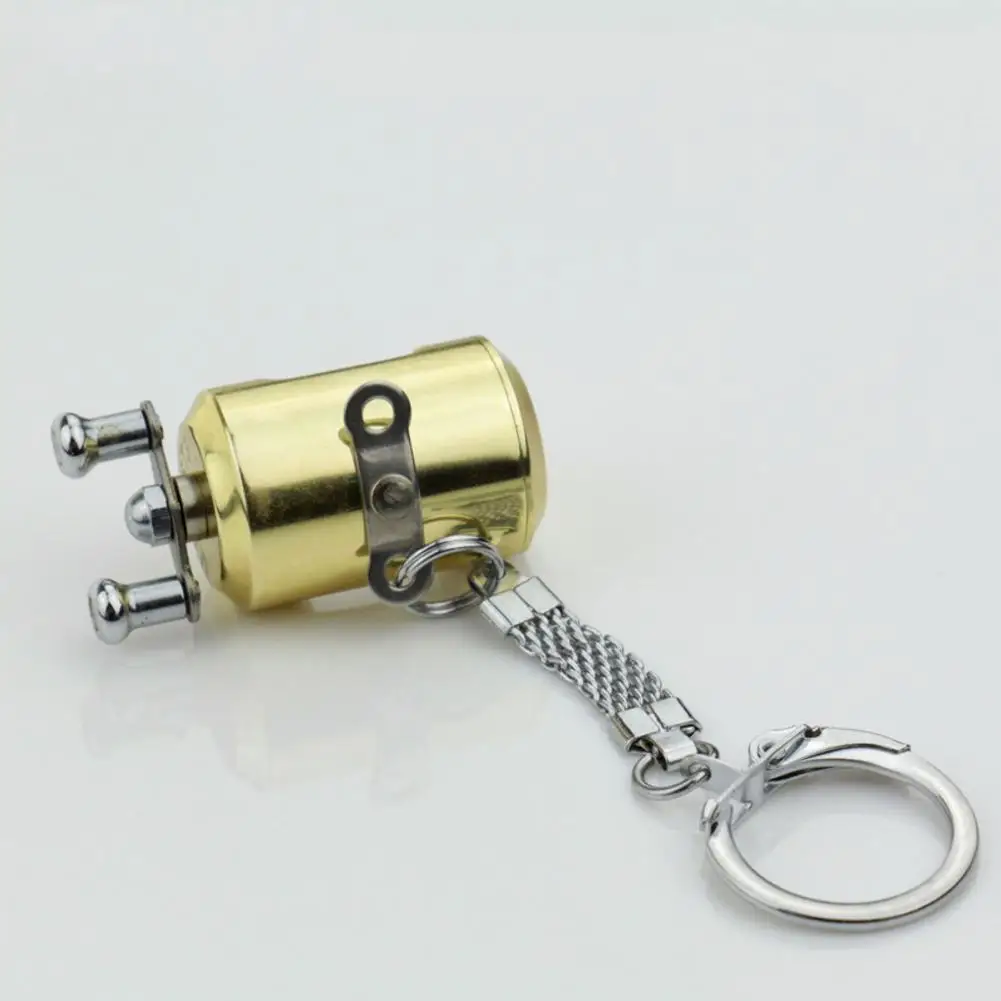 

Fishing Reel Keychain Aluminum Alloy Reel Keychain Bag Pendant Fishing Reel Key Chain