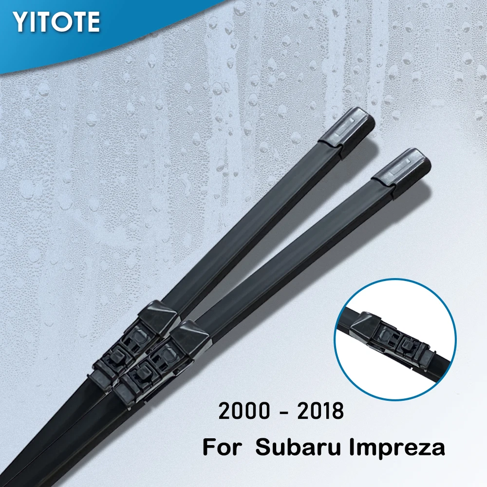 Гибридные щетки стеклоочистителя YITOTE для Subaru Impreza подходят к крючкам/нажимным