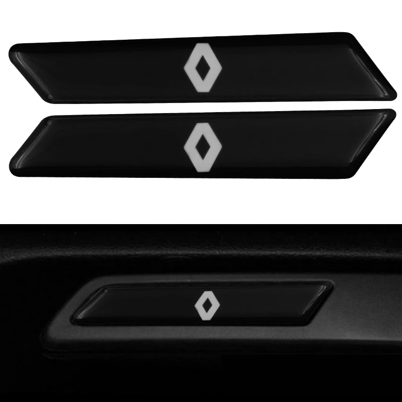 2 шт. новый высококачественный автомобильный 3D Стикер Украшение сиденья наклейка