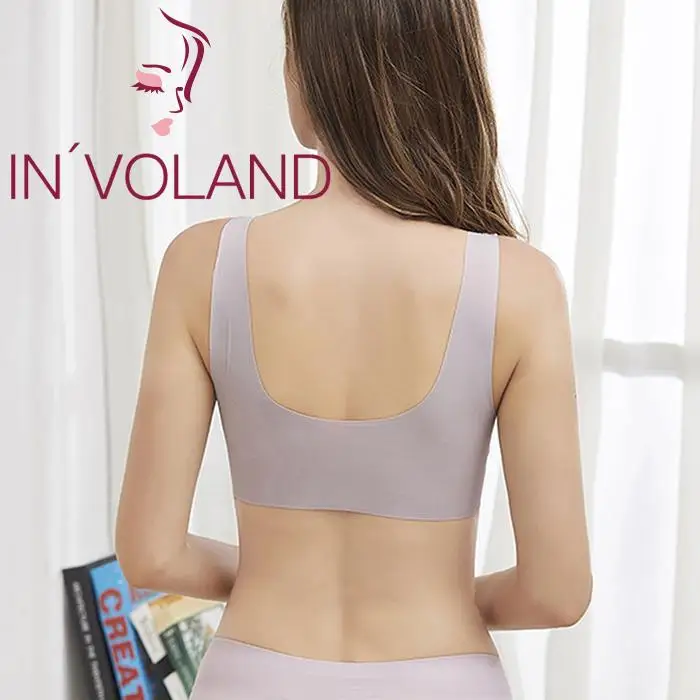 Женский бюстгальтер с застежкой спереди бесшовное нижнее белье мягкие