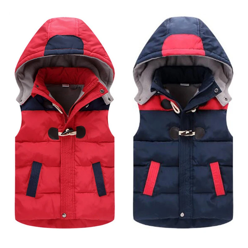 Новинка 2021 года Рождественский детский жилет Детская верхняя одежда Зимний