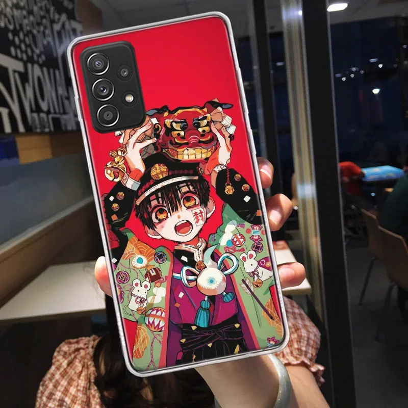 Аниме чехол для телефона Hanako kun в туалете Galaxy A02S A03S A12 A22 A32 A42 A52S A72 Samsung A13 A23 A33 A53 A73 A50S