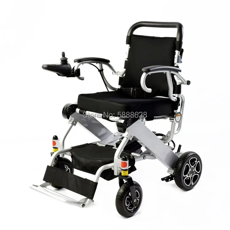 

Free shipping net weight19.8kg Loading Capacity120kg high quality folding lightweight electric wheelchair