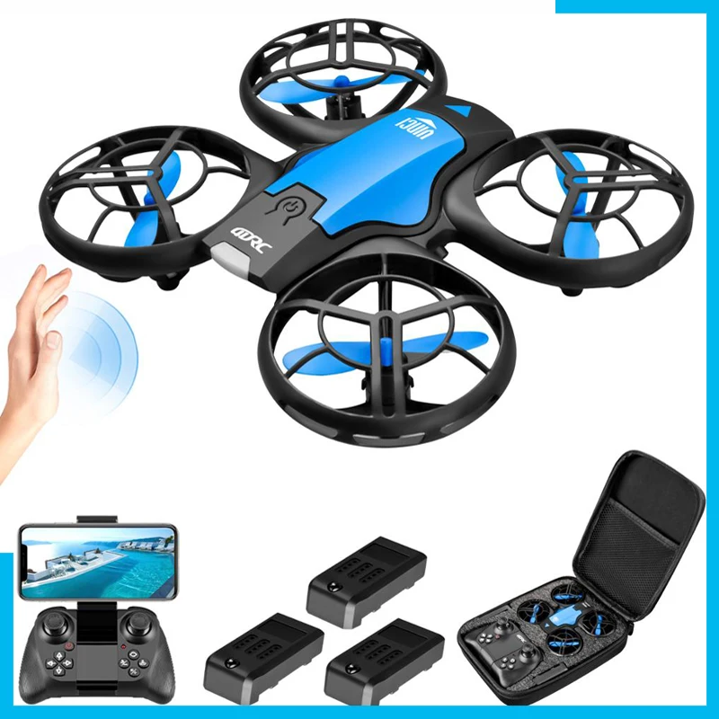 

V8 New Mini Drone 4K 1080P HD Camera WiFi Fpv Air Pressure Height Maintain Foldable Quadcopter RC Dron Toy Gift