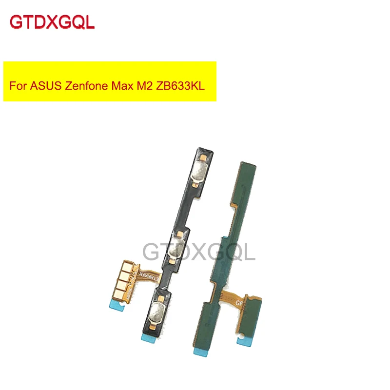 

NEW For ASUS ZenFone Max M2 ZB633KL On OFF Button Key Volume Side Power Switch Flex Cable Repair Spare Parts