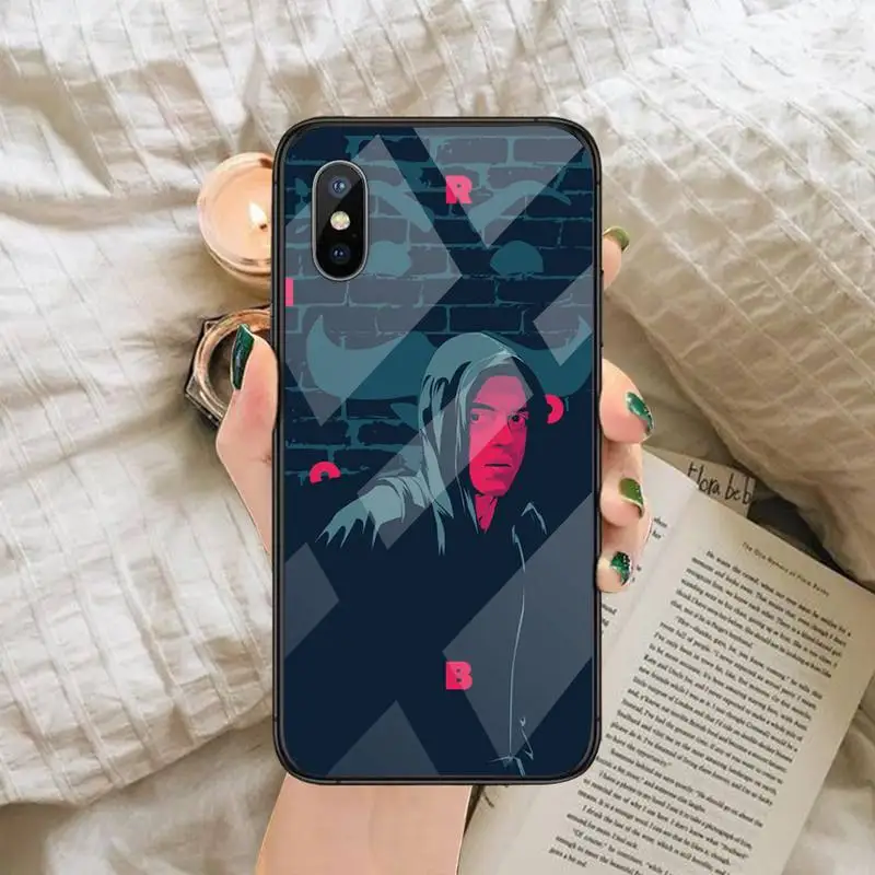 

Mr Robot Phone Cases Tempered glass For iphone 6 6S 7 8 plus X XS XR 11 12 mini PRO MAX