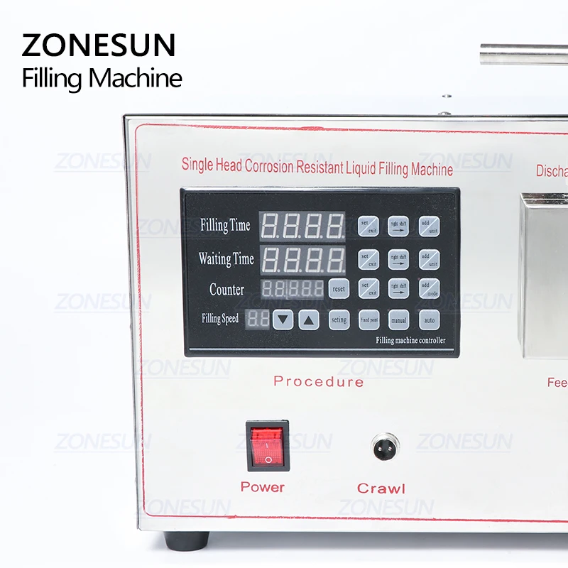 ZONESUN GZ-YG1 Автоматическая Магнитный насос из нержавеющей стали Машина Для Розлива