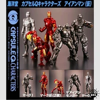kaiyodo gashapon toys marvel the avengers iron man mk 1 mk 2 mk 3 limited rare action figure model ornaments toys gifts