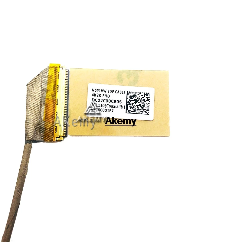 N551VW EDP кабель 4K2K Touch 14005-01421900 FHD для For Asus N551 N551V экрана ноутбука линия DC02C00CF0S DC02C00CB0S |