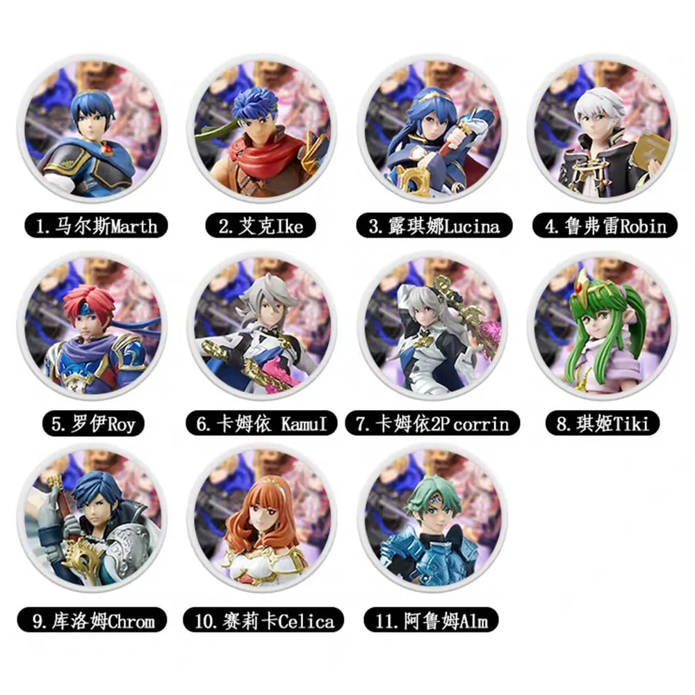 11pcs Fire Emblem Совместимость с картой Zelda NFC 20 Heart Wolf amibo новая дата для игры Легенда дыхания диких переключатель NFC для переключателя NAND - Цвет: 11pcs Fire Emblem