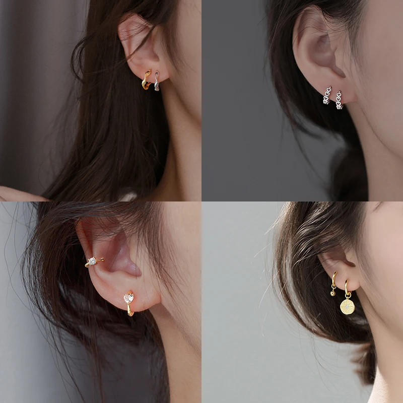 Корейские витые серьги простые темпераментные изысканные горячие новые