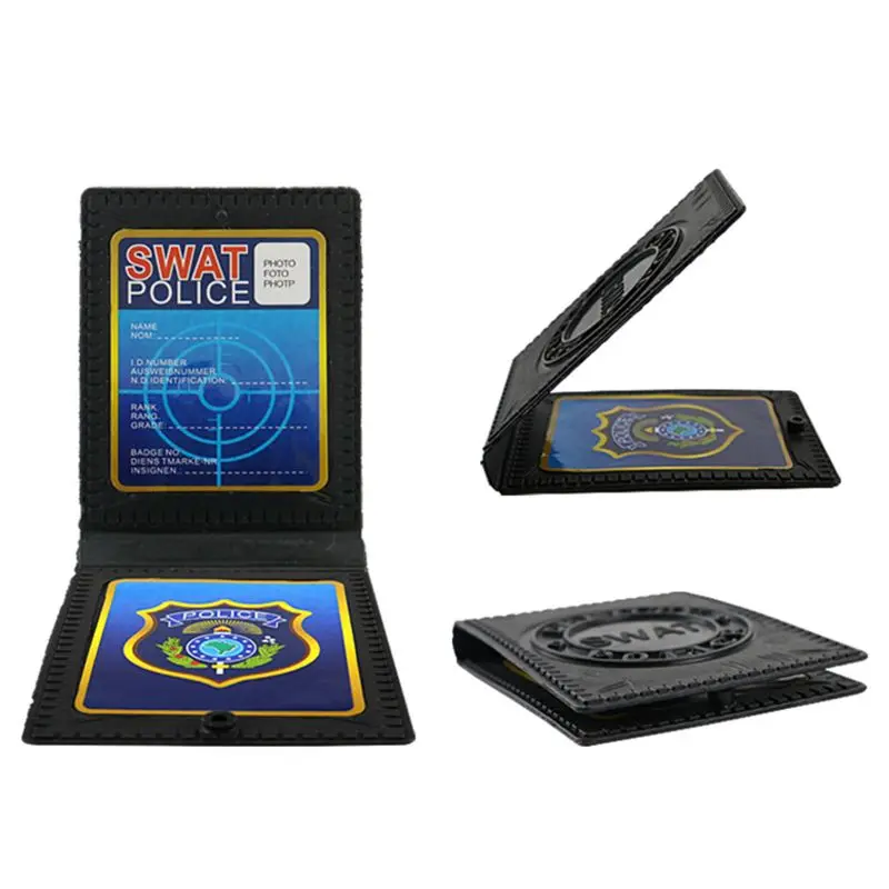 Детские ролевые профессии играющие в игрушки полицейские удостоверения