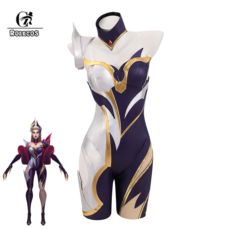 Костюм для косплея ROLECOS из игры LOL Ковен Эвелинн женский сексуальный костюм