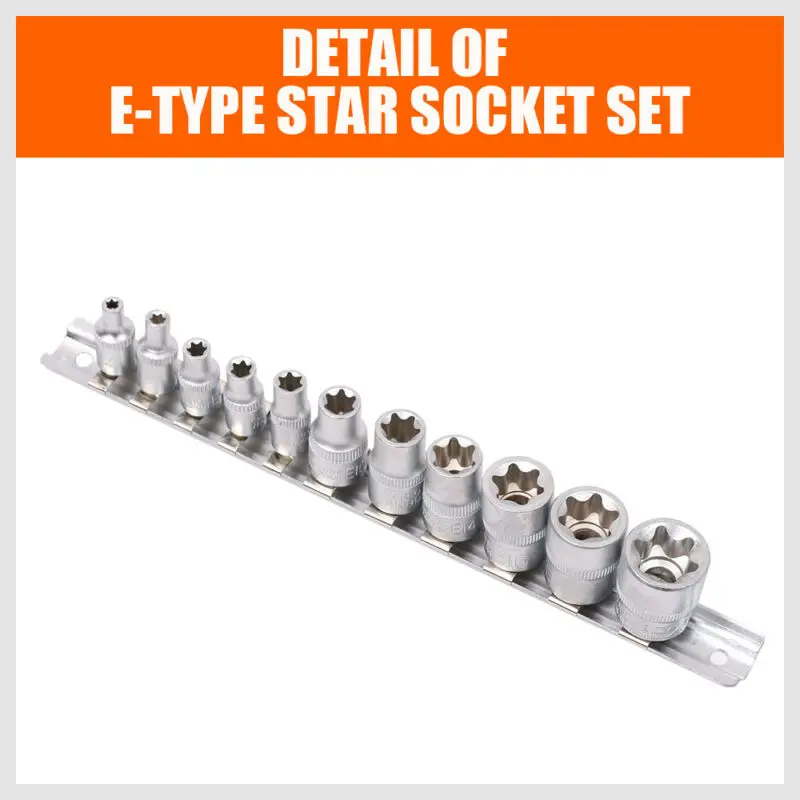

External Drill Socket Accessories Distortion resistant Replacement With Rail