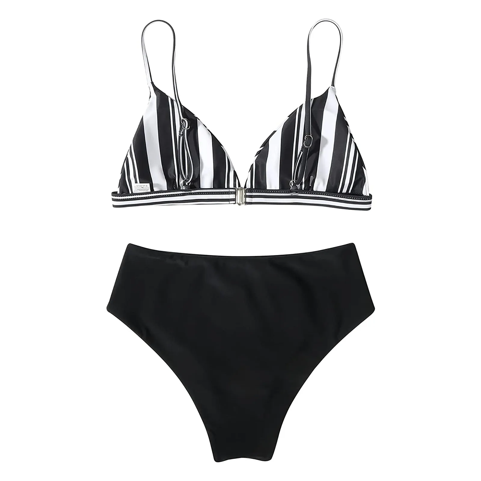 

Women's Swimming Suit 2021 Women's Striped Printing Padded Push Up 2 Piece Bikini Sets Swimsuits Beachweart swimwear women