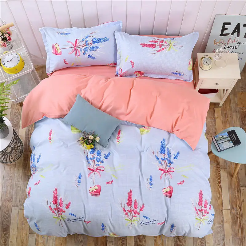 Темно зеленый минималистский слон Печатный односпальный Комплект постельного