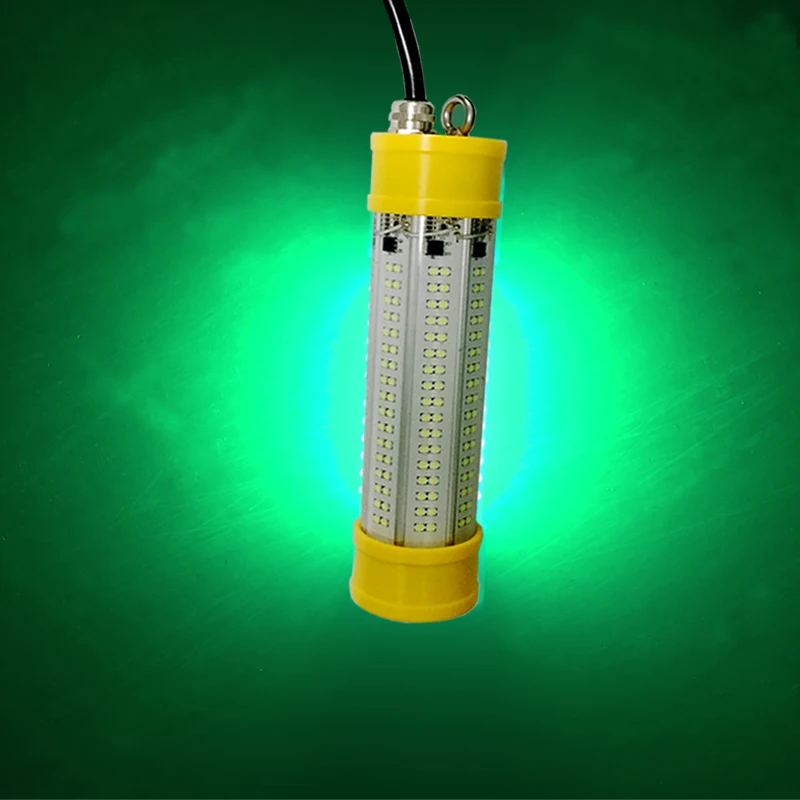 Beste 200W DC12V-24V Batterij Submarine Lokken Groene Led Onderwater Night Vissen Licht Lokken Voor Aantrekken Aas En Vis