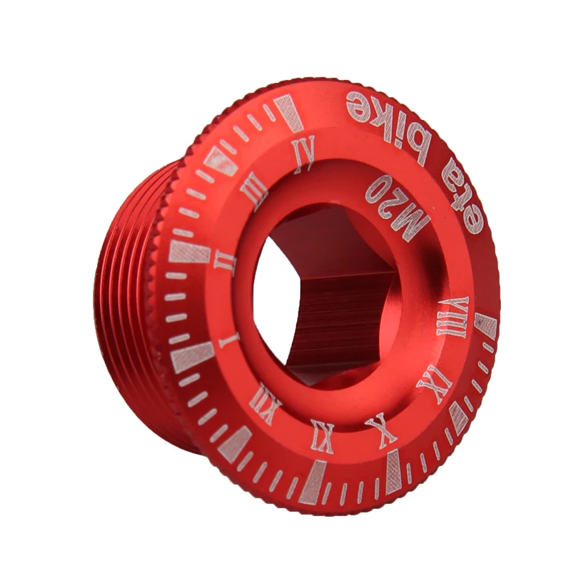 

1 Pcs Bike Crankset Screw Cap Cover, Aluminum Alloy Bike Crank Arm Fixing Bolt Bracket Cap - Lightweight & Durable