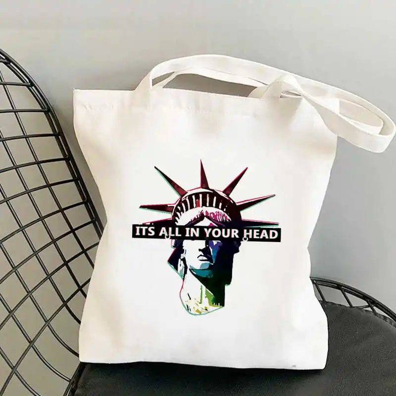 

Michelangelo shopping bag reusable grocery tote shopping bolso canvas bag net sacola bolsas ecologicas foldable sac toile
