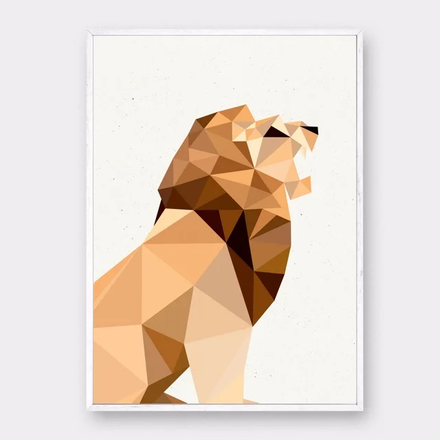 Поли хиппотамус киви птица коала леопард лев животные постер холст печать