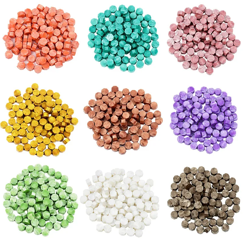 100pcs Sealing Wax Beans Stamp Beads Envelope Seal Labels Accessories Vintage Wedding Decor Supplies Making Tools | Дом и сад