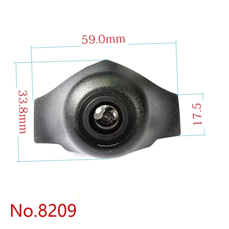 Close 180deg CCD HD Автомобильная фронтальная камера для Audi Q2L Q5L передняя решетка камеры под брендом логотип камера