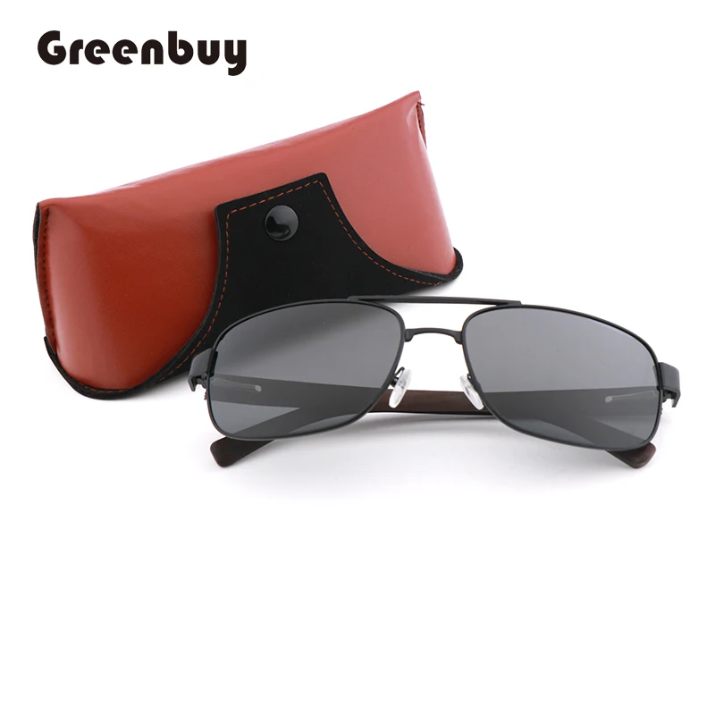 Мужские солнцезащитные очки с поляризацией в металлической оправе|Мужские очки|