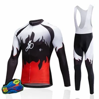 best selling man downhill slope bib bicycle set clothing sweatshirt tight fitting quick drying sublimation cycling clothes