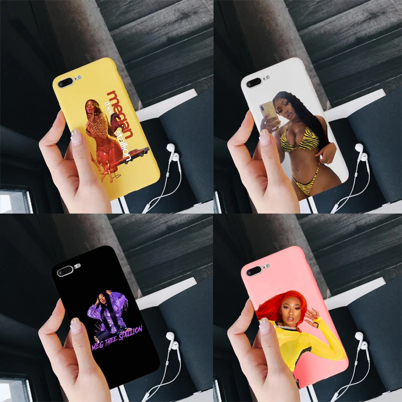 Мягкий силиконовый чехол Megan thee stallion fever Rapper ярких цветов для Funda iPhone Xr Xs Max X или 10 8 7