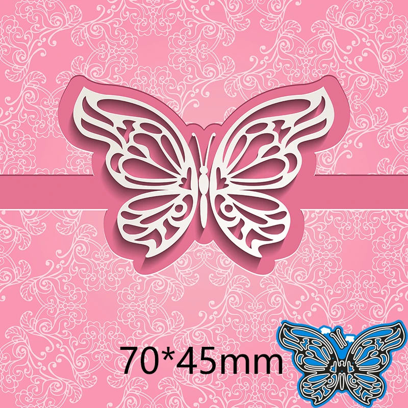 

70*45mm butterfly Creative New Metal Cutting Dies Scrapbook Embossing Paper Craft Album Card Punch Knife