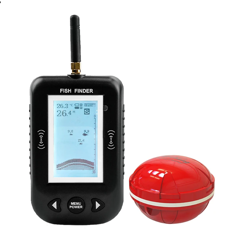 Русское меню! Эхолот-рыболокатор Erchang F3 беспроводной сонар для рыбалки | Спорт и