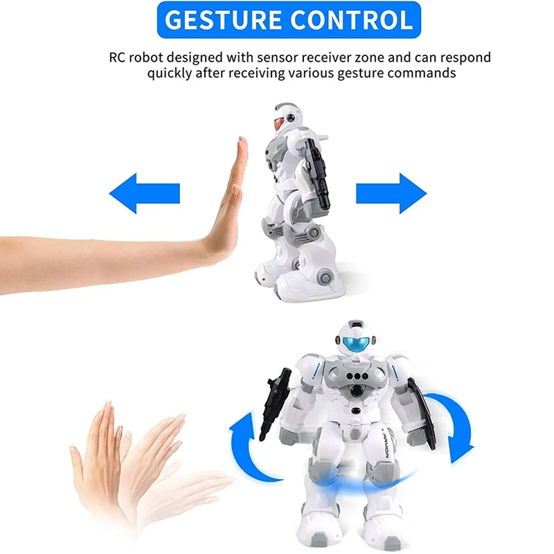 RC Robots for Kids Intelligent Programming Remote Control Robot Toy with Gesture Sensing Toys Gift Boy Girl | Игрушки и хобби