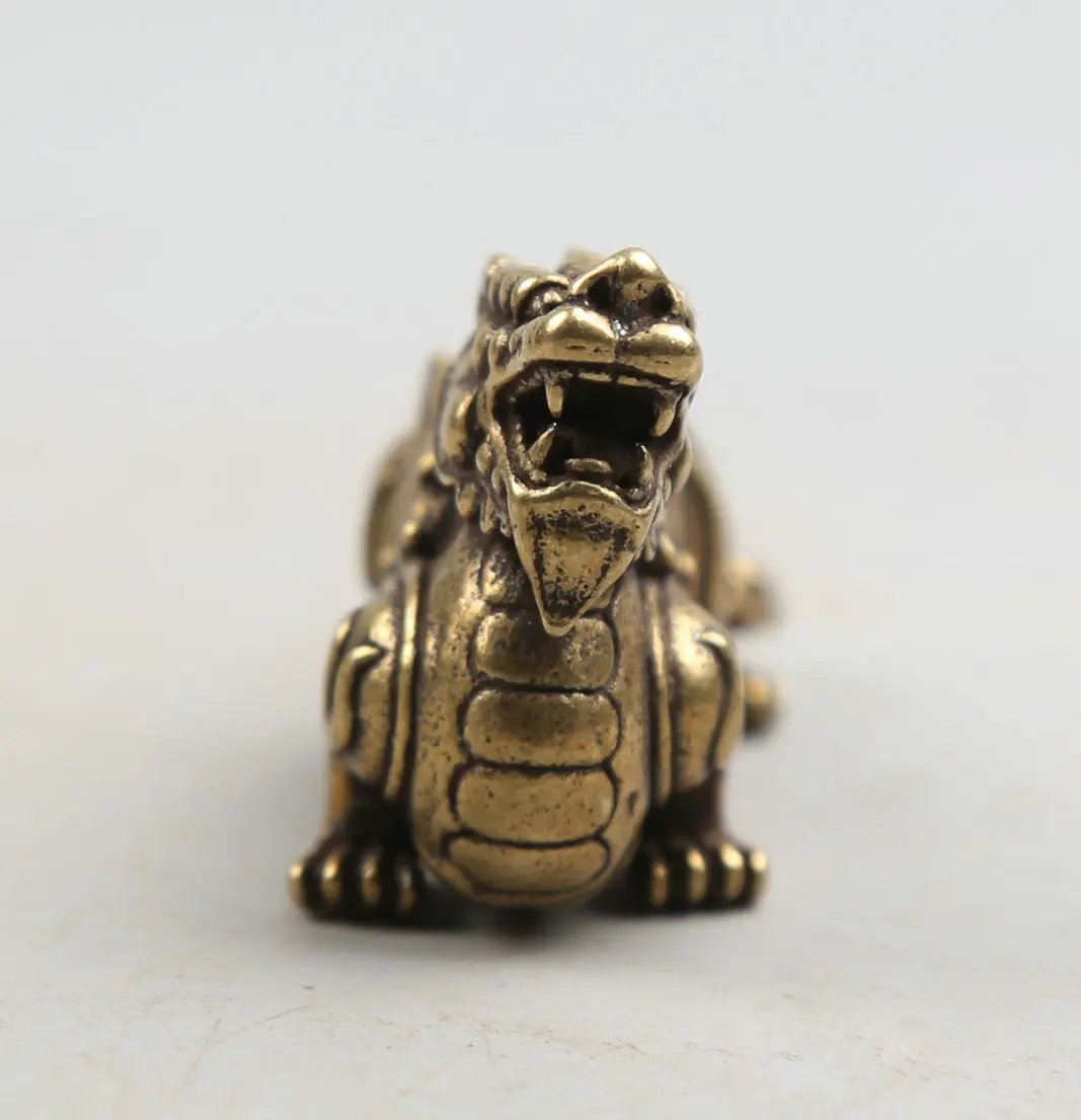 55MM/2.2&quotCollect Curio Rare Chinese Fengshui Bronze Exquisite Animal Auspicious Beast Qilin Kylin Unicorn Pendant Statuary 43g | Дом и сад