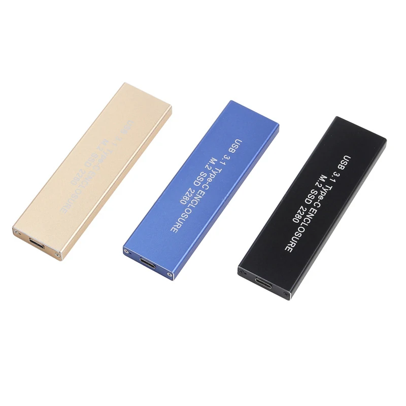 M2 SSD чехол NVME корпус M.2 для Тип USB C 3 1 ssd-адаптер PCIE M ключ 2230/2242/2260/2280 коробка RTL9210