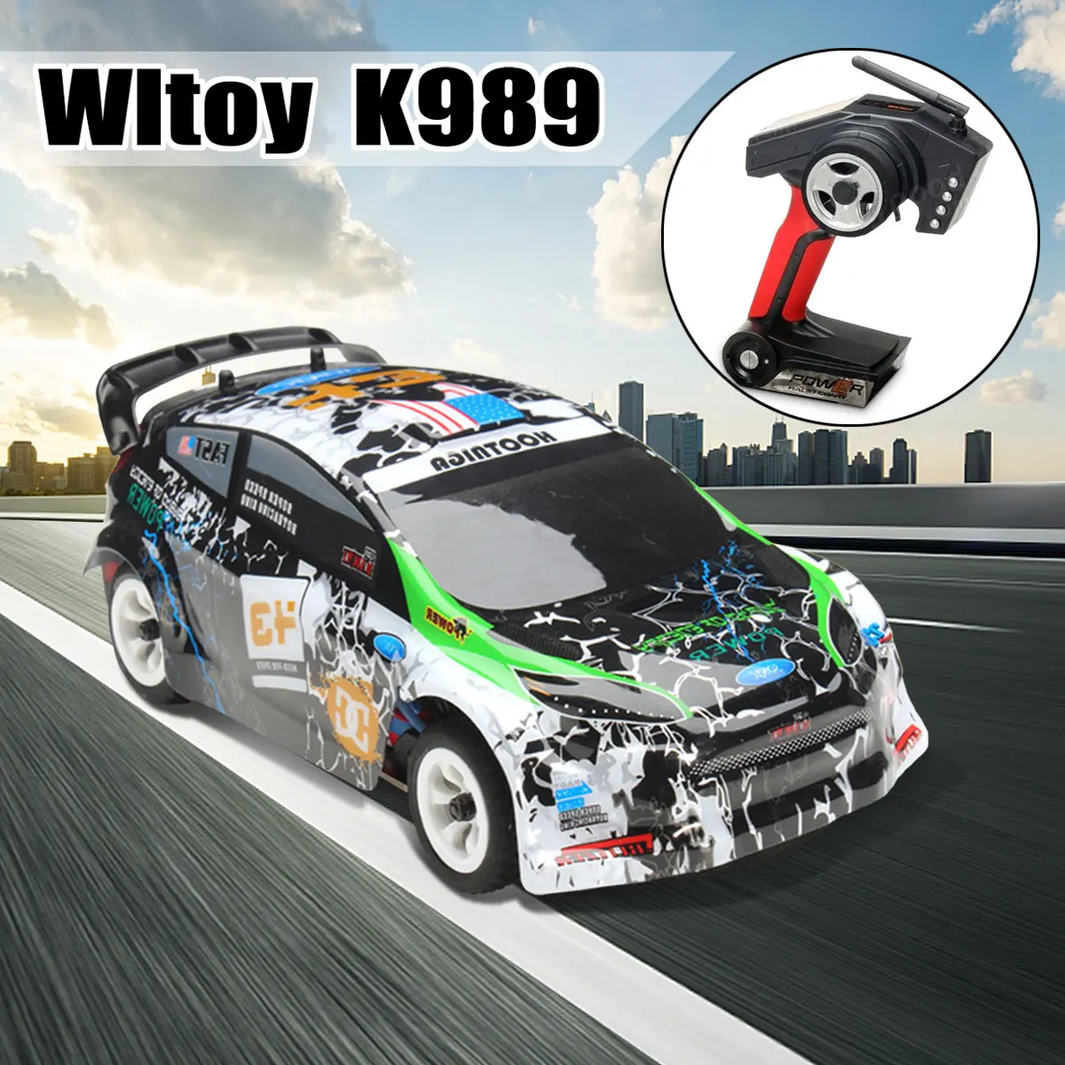 Машинка с дистанционным управлением Wltoys K989 1/28 2 4 ГГц 4WD|Радиоуправляемые