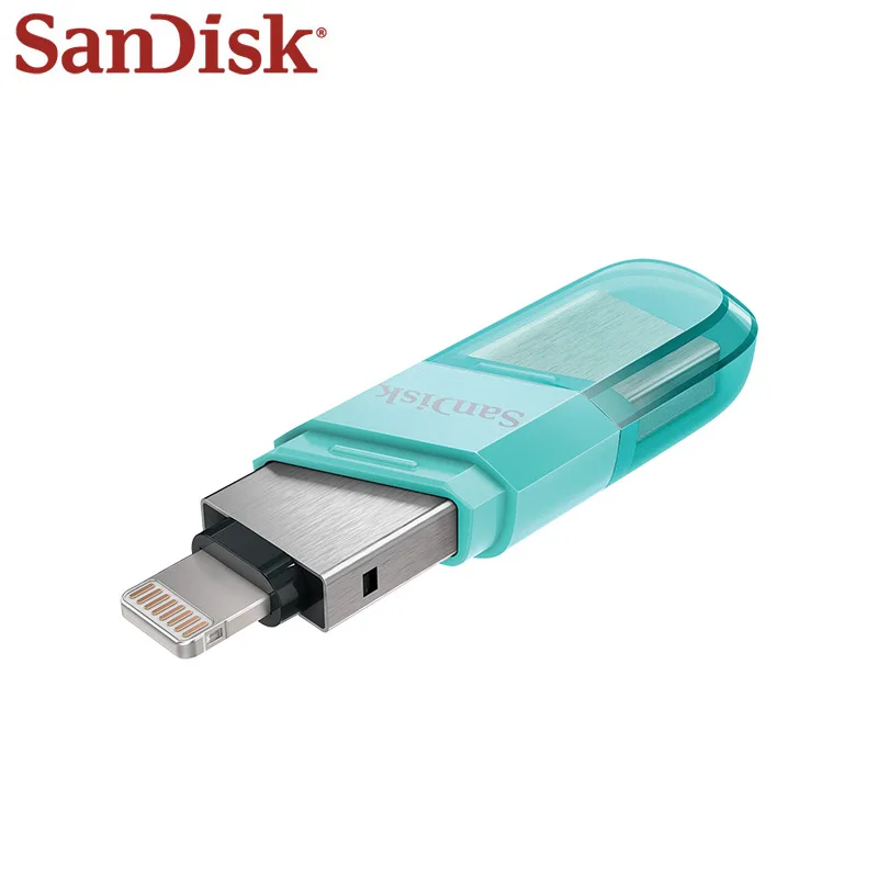 

SanDisk iXpand USB Flash Drive USB3.0 & Lightning Dual OTG Pen Drive 128GB 256GB 64GB Memory Stick U Disk Pendrive for iPhone PC