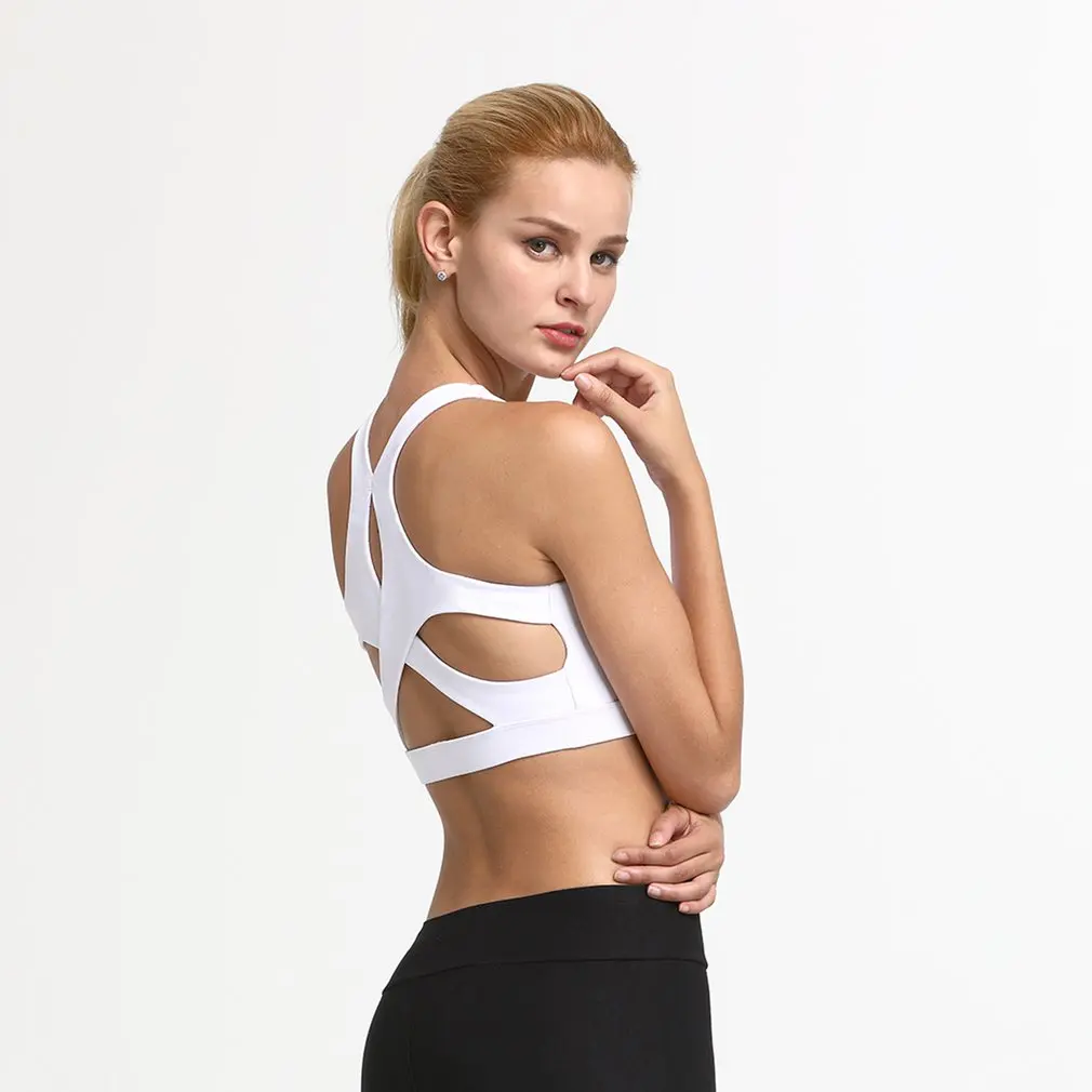 Женская спортивная одежда для йоги фитнеса бега нижнее белье бюстгальтер жилет