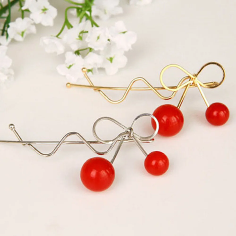 Заколка для волос в форме вишни женщин и девочек | Красота здоровье