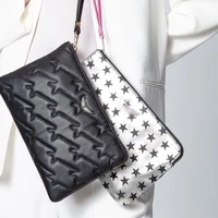 2021 fashion chain black genuine leather clutch shoulder messenger bags for women luxury crossbody shopping handbag