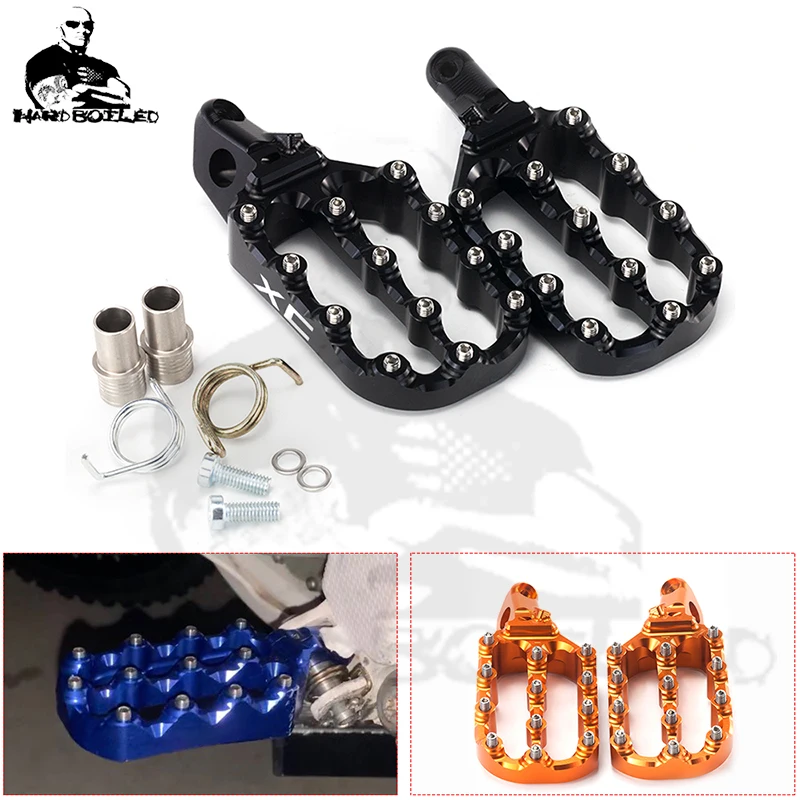 

150XC 300XC Accessories Motorcycle CNC FootRest Footpegs Foot Pegs Pedals For KTM 150-300 XC 150 300 XC 2017 2018 2019
