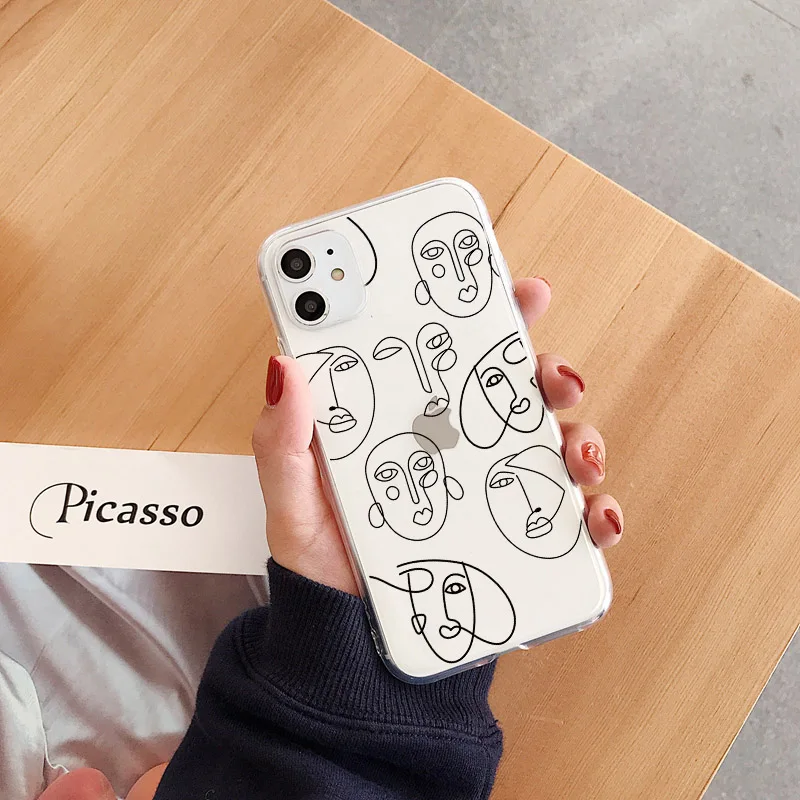 abstract art painting phone case for huawei p20 p30 p40 lite mate 20 30 pro p smart y9 honor 10 8x v20 20 nova 5t soft cover free global shipping