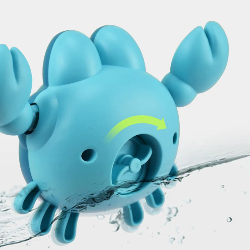 Игрушки для ванны краб заводная игрушка младенцев водные Пляжные малышей детей